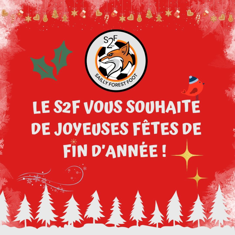 Toute l'équipe du S2F vous souhaite de Joyeuses Fêtes